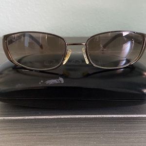 Gucci 2658 S Bronze Ladies Sunglasses With Case Gradient Brown lens Vintage